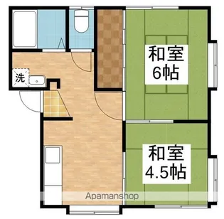 ロイヤルタウン紫竹Ⅱ【2階】の間取り