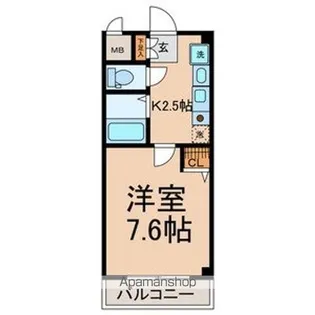 セレッソ本陣【301号室号室】の間取り