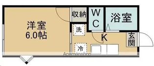 ハイネス青葉B棟【106★号室】の間取り