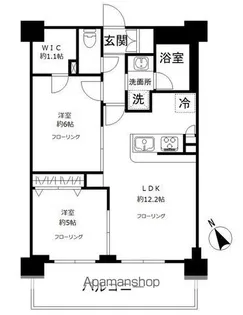 NーSTAGE 赤羽志茂【6階】の間取り