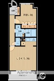 HF若林公園レジデンス【1階】の間取り