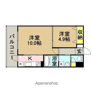 S−FORT筑紫通り【4階】の間取り