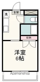 ガーデンヒルズ春日【2階】の間取り
