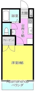 ベルコート【308号室】の間取り