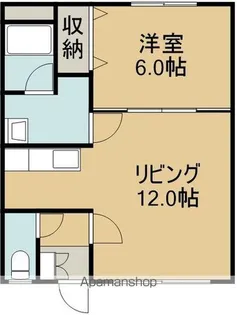 ドリームハイツⅡ(ドリームハイツツー)【201号室】の間取り
