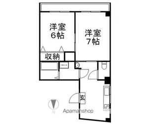 KEYハイツ【1階】の間取り