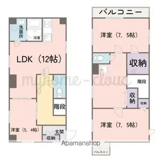関口コーポ【1階】の間取り