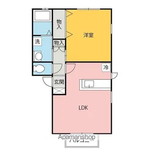 ル・クレール【D101号室】の間取り