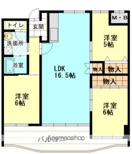 シャトレアン【2階】の間取り