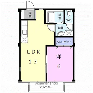 キャッスルレイクⅢ【2階】の間取り