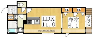 シャーメゾンブランシェ【1階】の間取り
