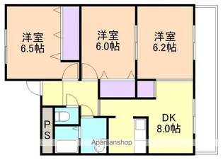 水原マンションⅡ【1階】の間取り