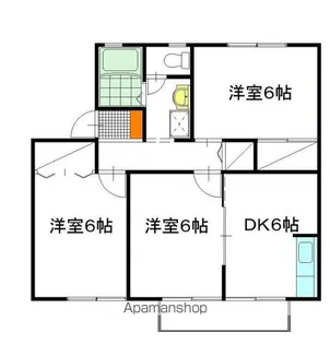 ソシア B棟【2階】の間取り