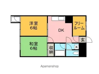 スカイコート大手町【916号室】の間取り