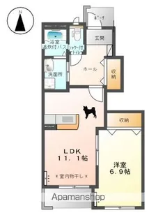 ヴェルス【1階】の間取り
