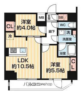ARCOBALENO MINAMISENJU【13階】の間取り