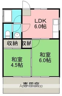 畠中アパート【1号室】の間取り