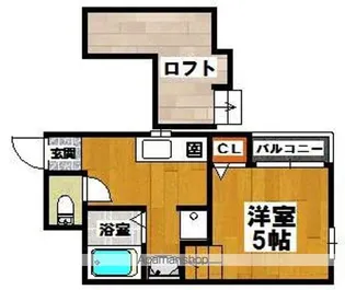 グランビア甲斐町東【2階】の間取り