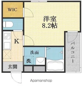 フジパレス西淡路Ⅲ番館【3階】の間取り