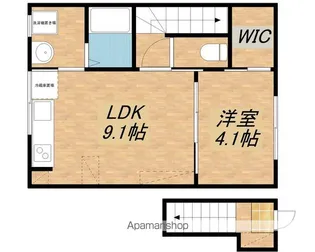 JULIKA【202号室】の間取り