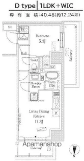 パークアクシス両国スクエア【5階】の間取り