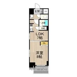 フェニックス日本橋高津【701号室】の間取り