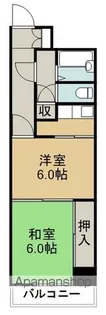 グランドール大和町【1階】の間取り
