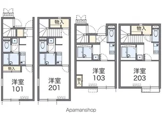 レオネクスト四季の風【1階】の間取り