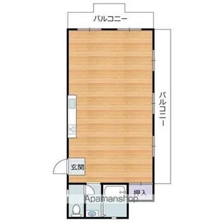 セイザンハイツ広島【8階】の間取り
