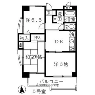 ベルドミール葵21【3階】の間取り