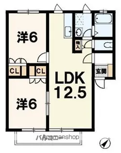 サニーコート【105号室号室】の間取り
