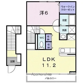 プロムナード本郷【2階】の間取り