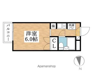 ピエ・タ・テル杉山【303号室】の間取り