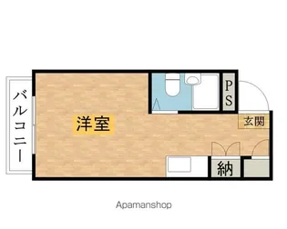 メゾン・ド・ノア第2北野【4階】の間取り