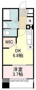 シェルグランデ鉄砲町東【14階】の間取り