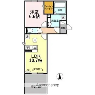 LA LUCE(ラルーチェ)【1階】の間取り