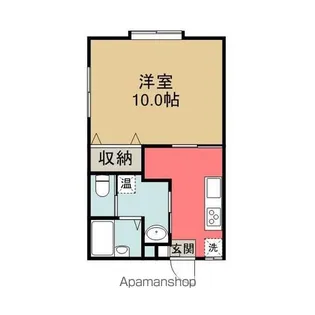 ルミエール伊豆【203号室】の間取り
