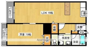 長居椿マンション【205.号室】の間取り