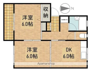 ライムささがせ【2-205号室】の間取り