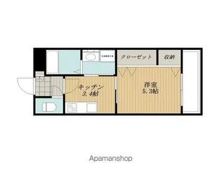 ハイネⅡ番館【3階】の間取り