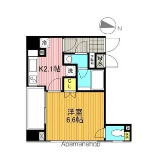 レジデンス町田【401号室】の間取り