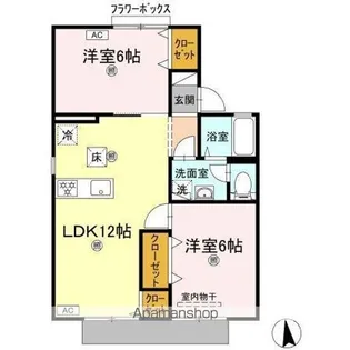 メゾン エヌ【1階】の間取り