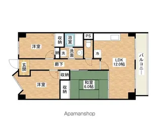 ルノン和泉中央【904号室】の間取り