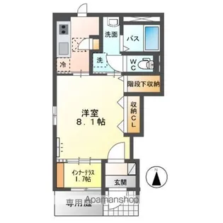 テンテラス【1階】の間取り