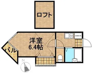 レリブ布橋【1階】の間取り