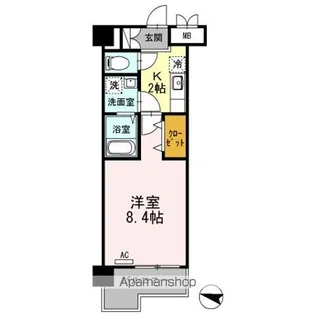 カーサ フェリーチェ 柴又【1階】の間取り