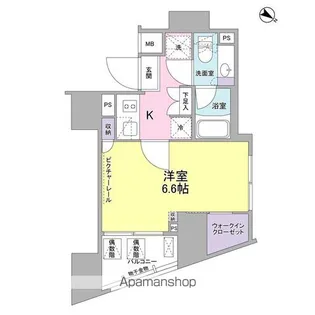 SIL西五反田【10階】の間取り