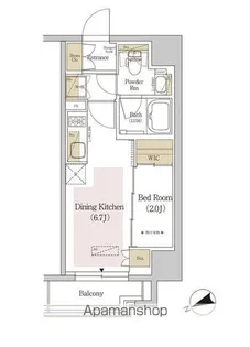 アーバネックス両国【6階】の間取り