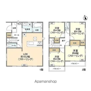 千葉県松戸市幸田2丁目【一戸建】の間取り