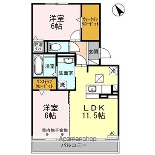 プリムローズ【1階】の間取り